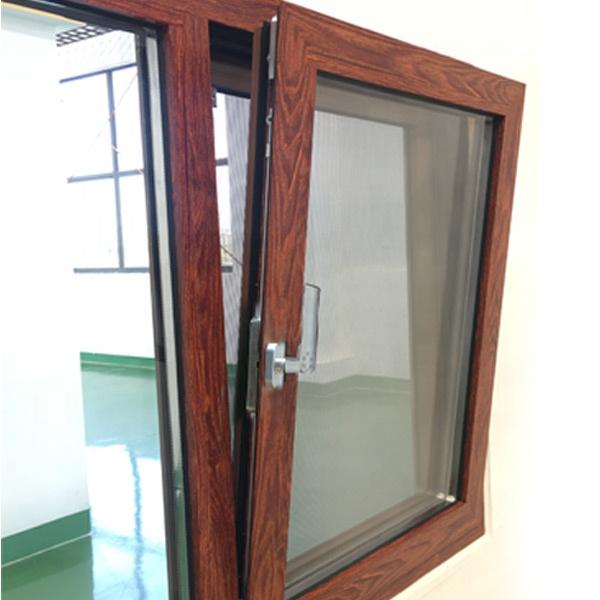 DOORWIN 2021Toronto hot sale energy efficient toughened glass aluminium tilt & turn window