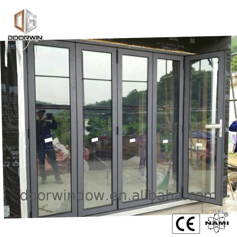 DOORWIN 2021Toughened glass aluminium casement door tempered glazing aluminum with siegenia hardware superwu