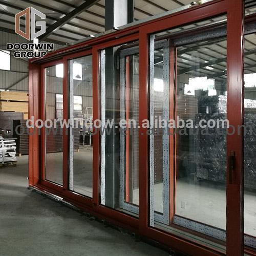 DOORWIN 2021Toyota hiace sliding door step cover side toughened glass aluminum doors top by Doorwin on Alibaba