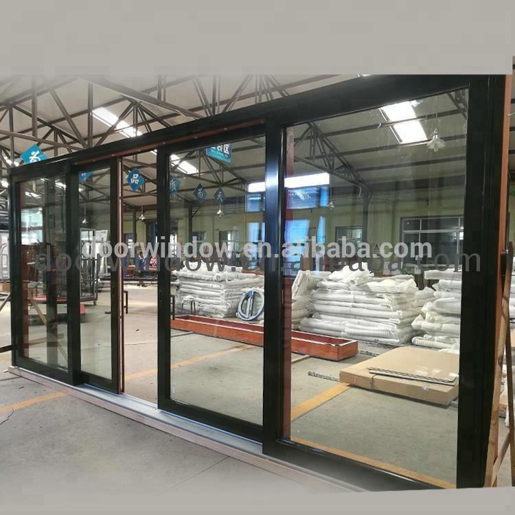 DOORWIN 2021Triple sliding door screen toughended safety thermal broken by Doorwin on Alibaba