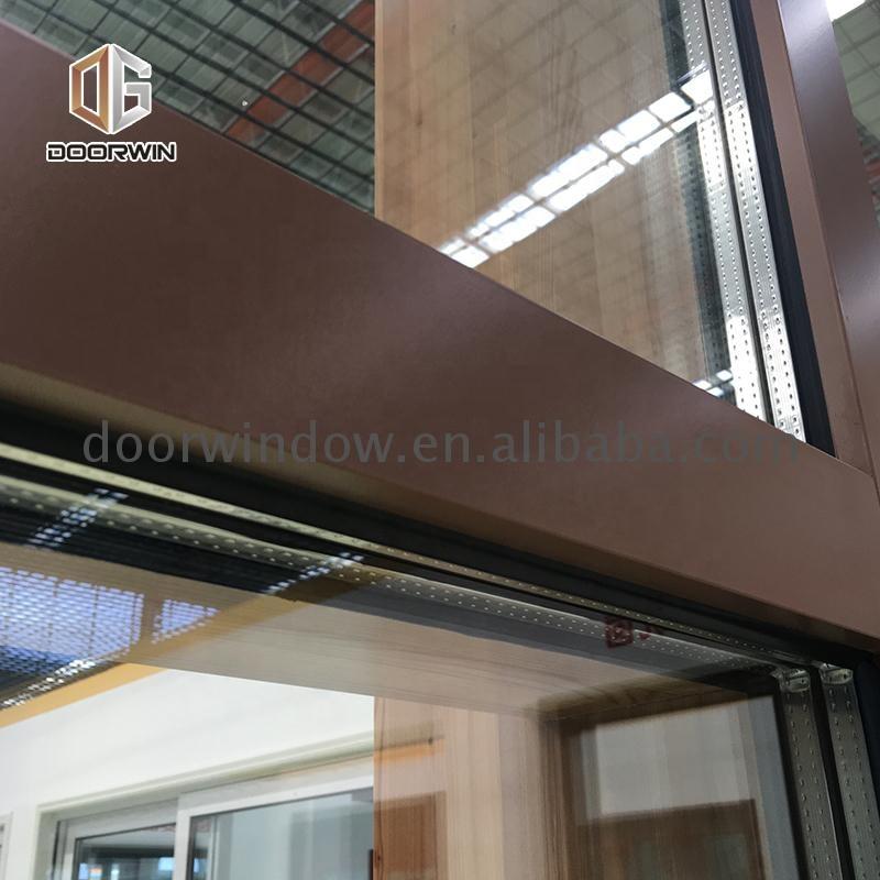 DOORWIN 2021Type of office window curtain teak wood partition glass wall by Doorwin on Alibaba