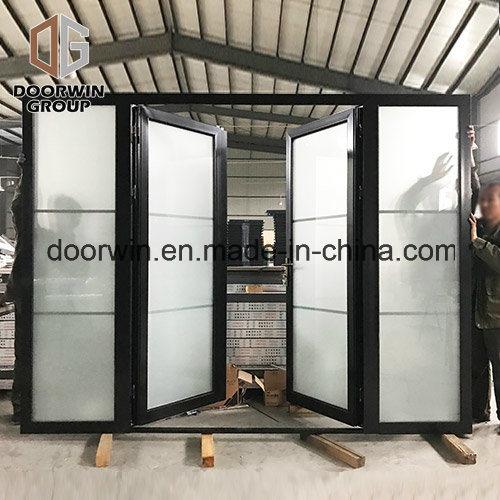 DOORWIN 2021USA Thermal Break Aluminum Single Hinged Door for High End House, French Door with Beautiful Full Divided Grille - China Aluminum Single Hinged Door, Singled Hinged Door