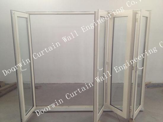DOORWIN 2021USA Villa Quality Aluminum Sliding Bifold Glass Door - China Aluminum Bifold Door, Aluminum Bifolding Door