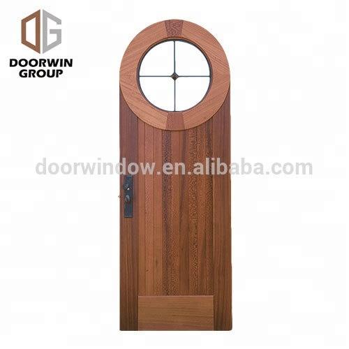 DOORWIN 2021USA oak teak alder cherry wood wooden oval interior glass circles main front entry door Solid wood interior carving doorsby Doorwin