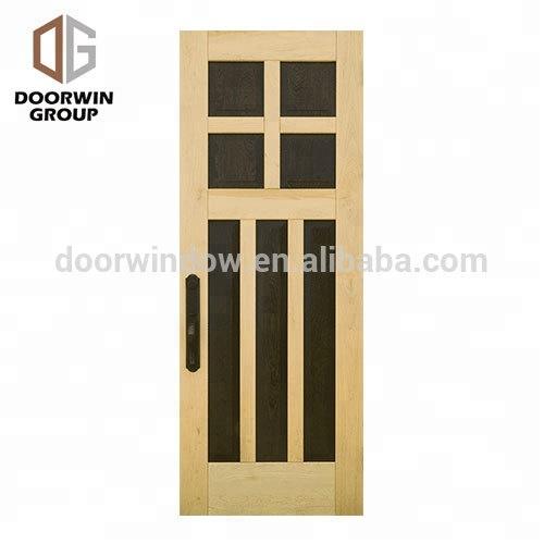 DOORWIN 2021USA oak teak alder cherry wood wooden oval interior glass circles main front entry door Solid wood interior carving doorsby Doorwin