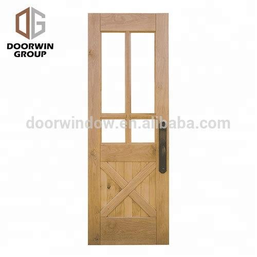 DOORWIN 2021USA oak teak alder cherry wood wooden oval interior glass circles main front entry door Solid wood interior carving doorsby Doorwin