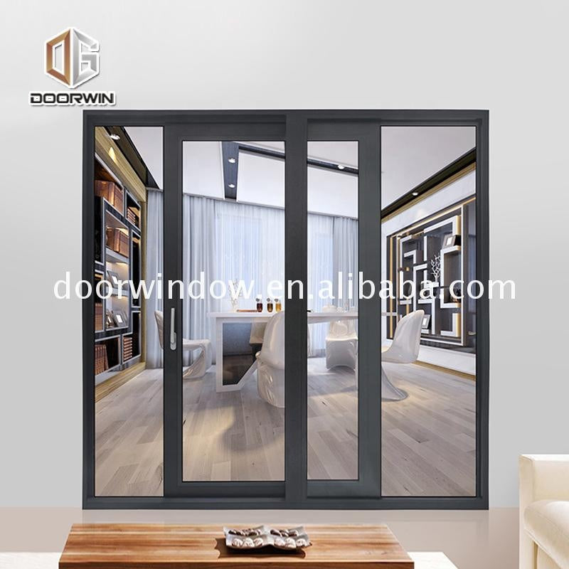 Doorwin 2021customize size and color Sliding door hardware fitting curtain Aluminum Glass Interior Sliding Doors For Bathroom Designs