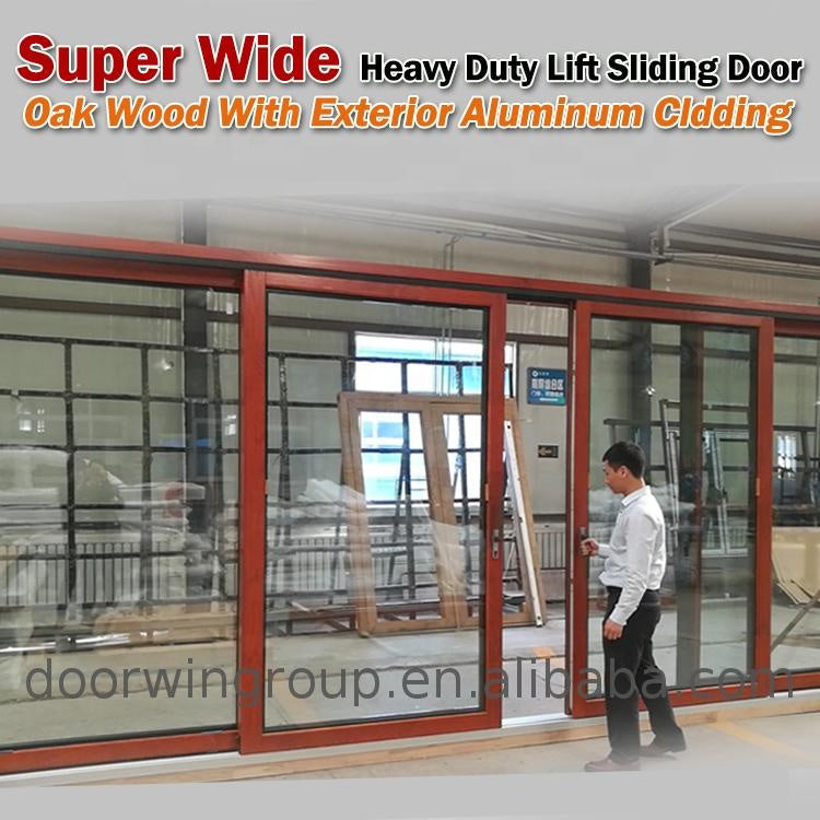 Doorwin 2021Factory price Manufacturer Supplier 4 panel sliding patio door cost pane doors with double or triple tempring glazing