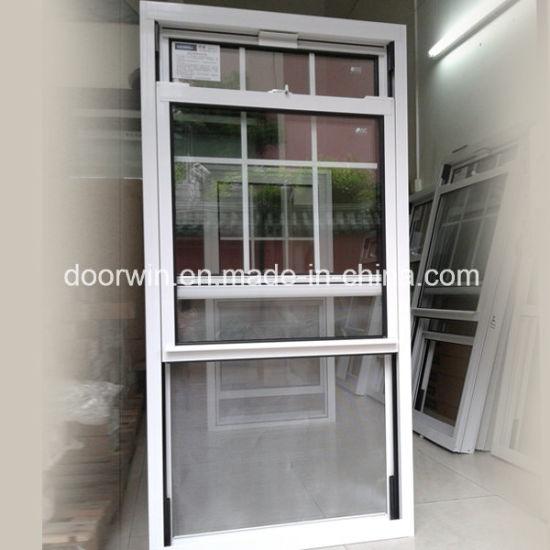 DOORWIN 2021Ultra-Large Type Single Hung Thermal Break Aluminum Window Export to USA/America, American Window Grille Design - China Aluminum Window, Glass Window