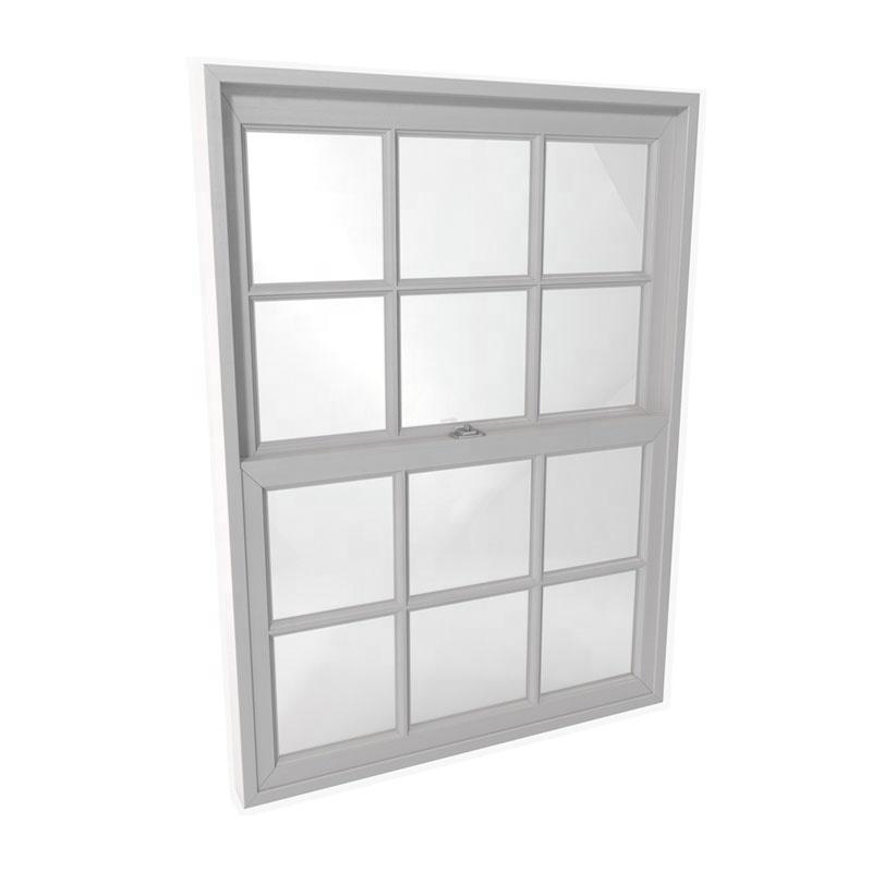 DOORWIN 2021Ultra clear glass single triple hung alu windows by Doorwin on Alibaba