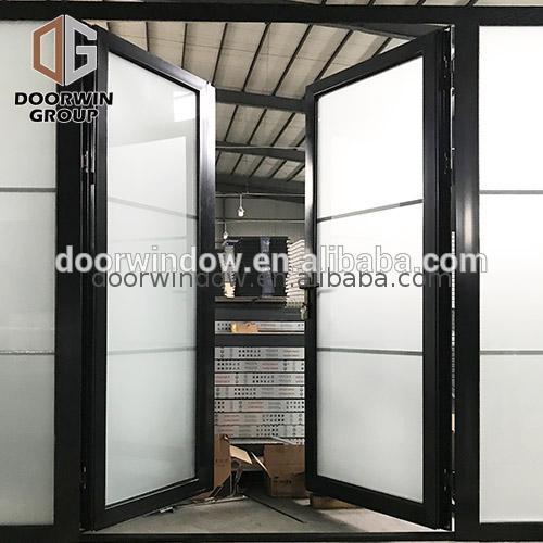 DOORWIN 2021Used french doors commercial glass entry door two way mirror by Doorwin on Alibaba