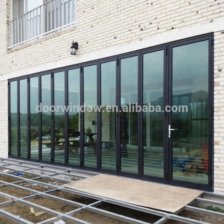 DOORWIN 2021Vancouver aluminium window door hardware folding glass flush door retractable interior doorsby Doorwin