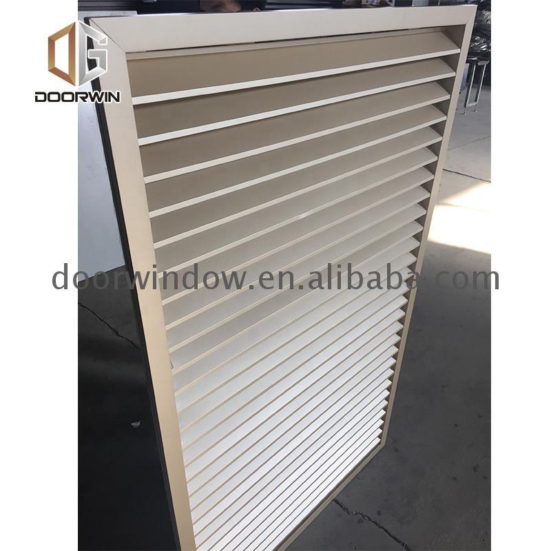 DOORWIN 2021Vertical roller shutter door aluminum louvers ventilate louver window by Doorwin on Alibaba