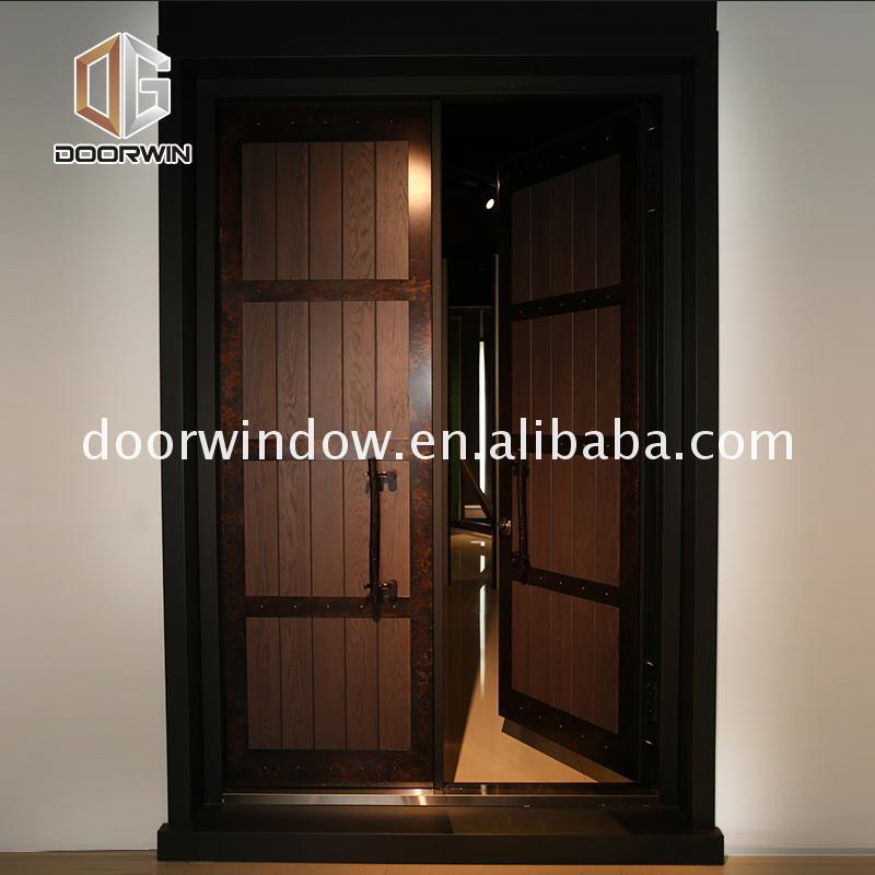 DOORWIN 2021Villa entry door fiberglass used commercial glass unique home designs security doors by Doorwin on Alibaba