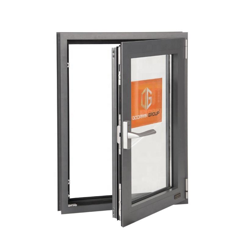 DOORWIN 2021Virginia cheap high quality double glass thermal insulated aluminum window NAMI