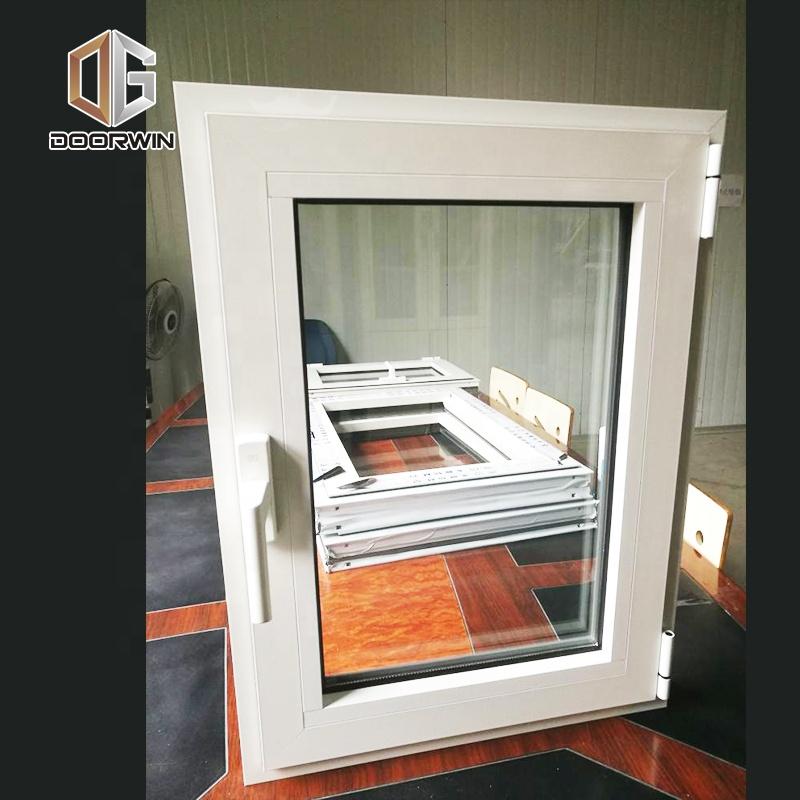 DOORWIN 2021Virginia inexpensive tempered glass thermal break aluminum made in china tilt and turn window as 2047by Doorwin