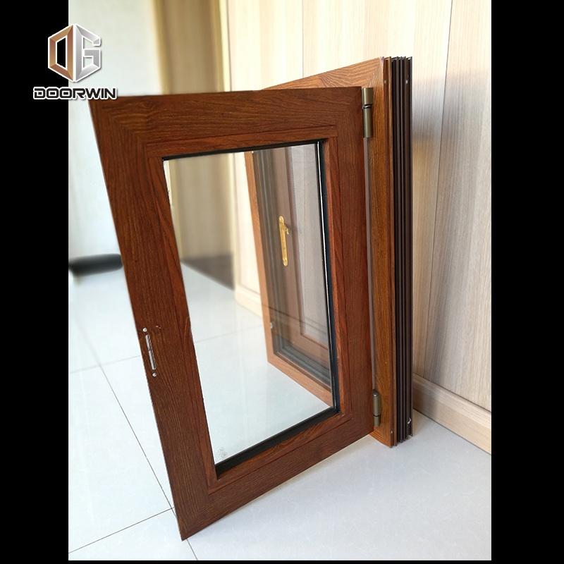 DOORWIN 2021Virginia wood grain tilt & turn window with in screens