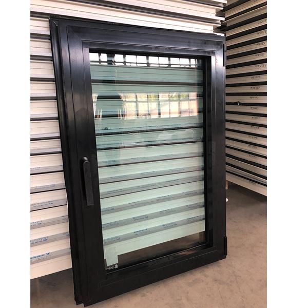 DOORWIN 2021Washington black inexpensive import double toughened aluminum tilt up casement windows with high quality