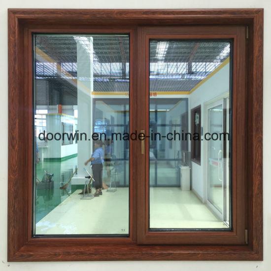 DOORWIN 2021Wenge Wood Clad Thermal Break Aluminum Window - China Tilt and Turn Window, Casement Window