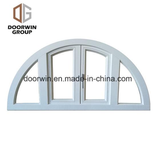 DOORWIN 2021White Color Arched French Push out Window - China Window Grill Design, Circle Window