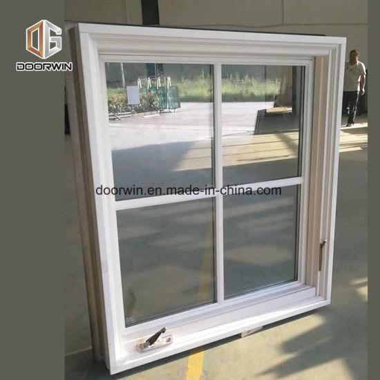 DOORWIN 2021White Solid Wood Crank Open Window - China Aluminium Crank Windows, Crank Window Grill Design