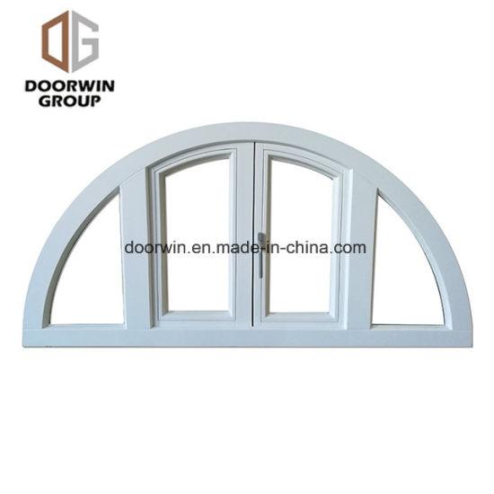 DOORWIN 2021White Stain Finish Color Arched French Push out Window - China Arched Windows, Round Window