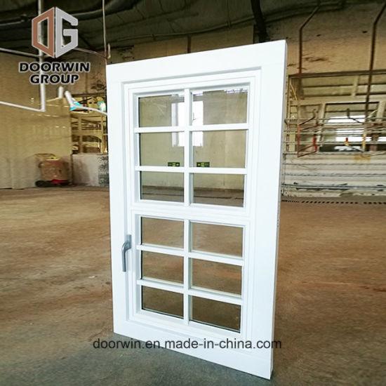 DOORWIN 2021White Stain Finish Color Casement Window with Decorative Grille - China Awning, Awning&#160; Windows