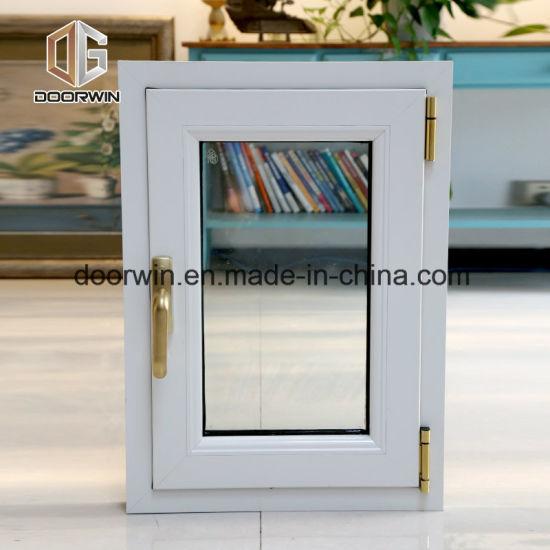 DOORWIN 2021White Thermal Break Aluminum Turn Window - China Tilt Open Window, Timber Oak Wood