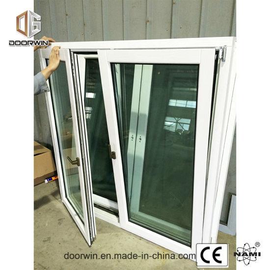 DOORWIN 2021White Tilt Turn Window - China Casement Style Window, Aluminium Timber Glass Window