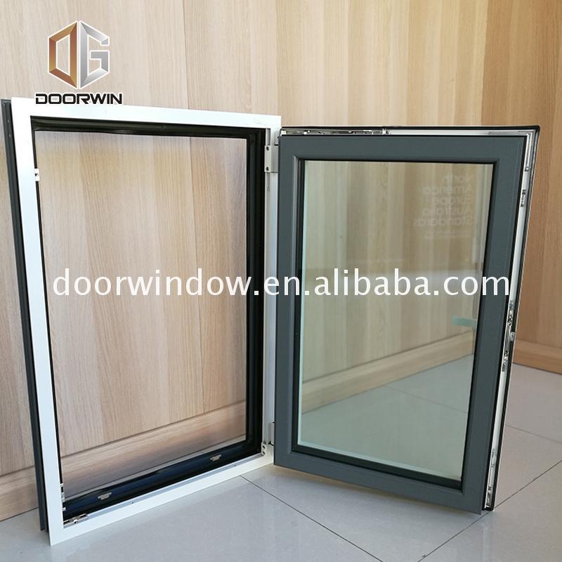 DOORWIN 2021White powder coating thermal break aluminium casement windows and doorsby Doorwin on Alibaba