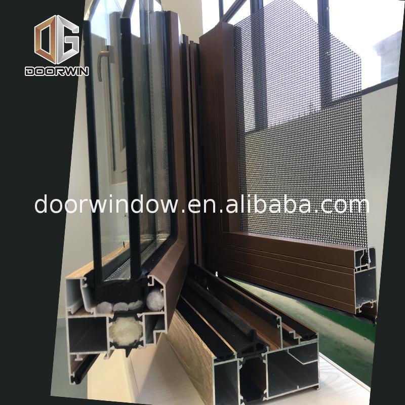 DOORWIN 2021Wholesale efficient windows double pane thermal glazing casement entry inswing open style
