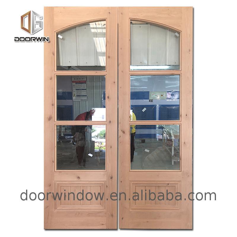 DOORWIN 2021Wholesale half lite interior door glazed doors glass panel
