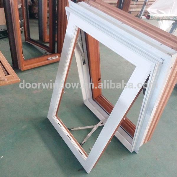 DOORWIN 2021Wholesale price double glazed aluminium awning windows crank out aluminum frame window