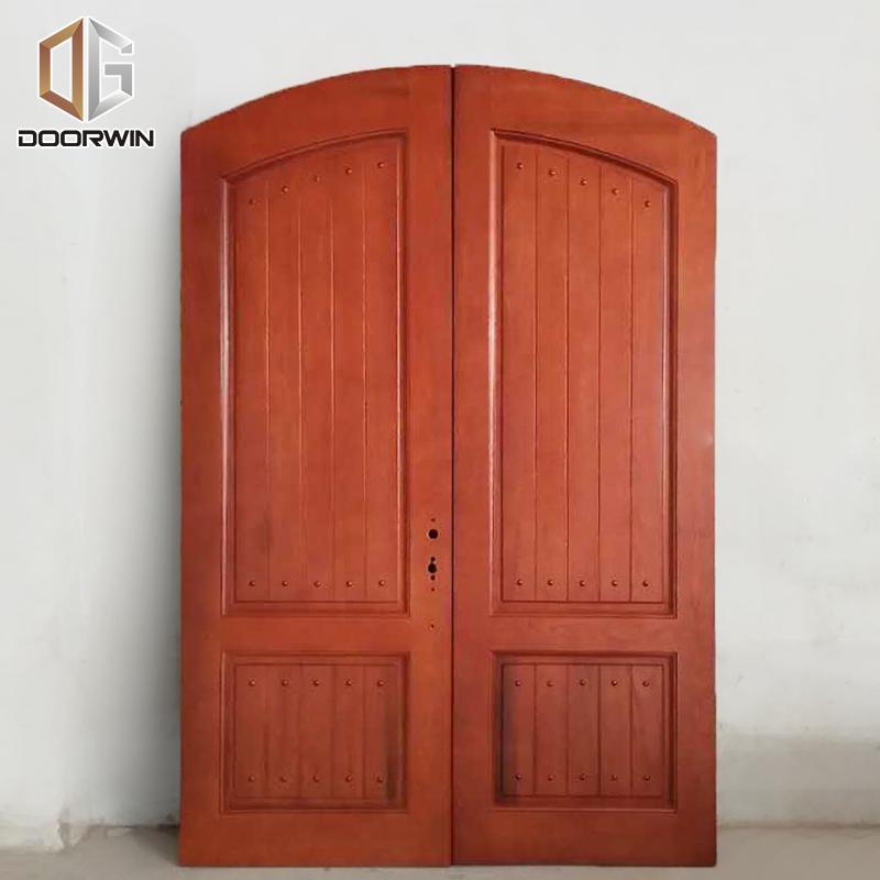DOORWIN 2021Wholesale price solid wood french doors exterior front double