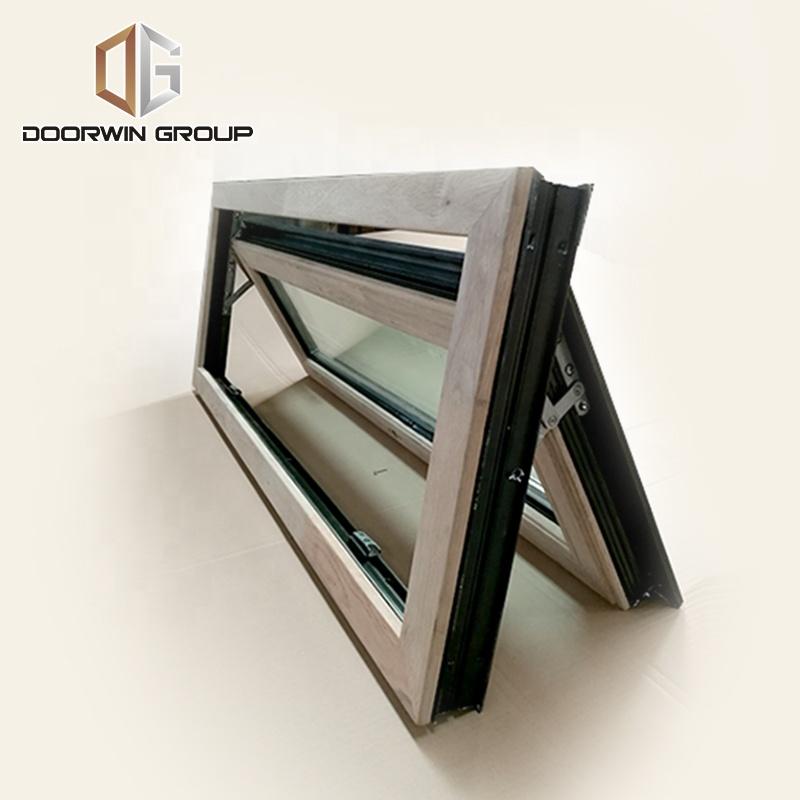 DOORWIN 2021Wood Aluminium composite frame glass awning window with factory price