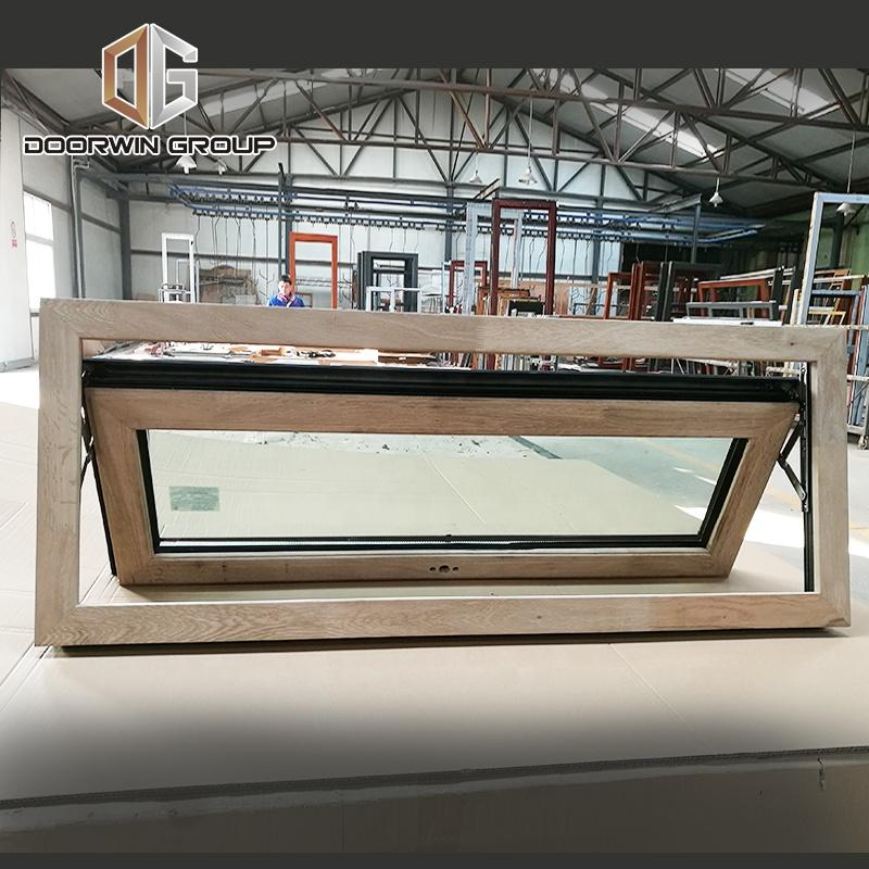 DOORWIN 2021Wood Aluminium composite frame glass awning window with factory price