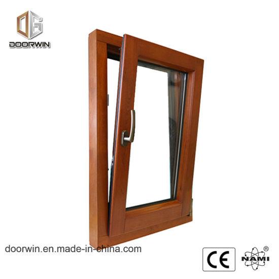 DOORWIN 2021Wood Aluminum Tilt and Turn Window - China Aluminum Window, Teak Wood Window
