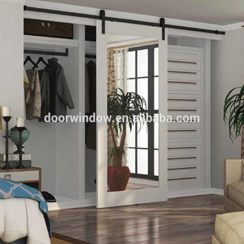 DOORWIN 2021Wood Frame Sliding Mirror Doors by Doorwin