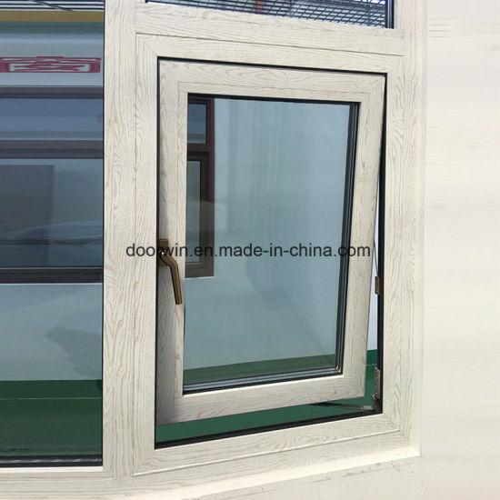 DOORWIN 2021Wood Grain Finishing Awning Window - China White Aluminum Windows, Push Open Windows