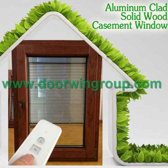 DOORWIN 2021Wood Window with Aluminum Cladding, Standard European Style Aluminum Wood Window with Ce Certification - China Window, Aluminum Window