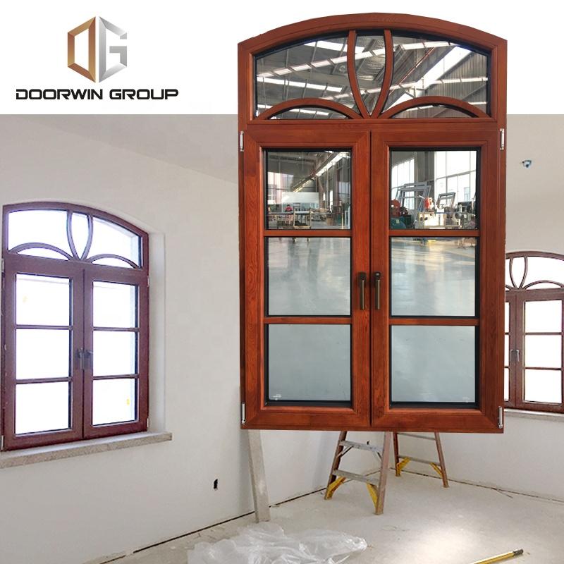 DOORWIN 2021Wood arched simple designs glass window by Doorwin on Alibaba