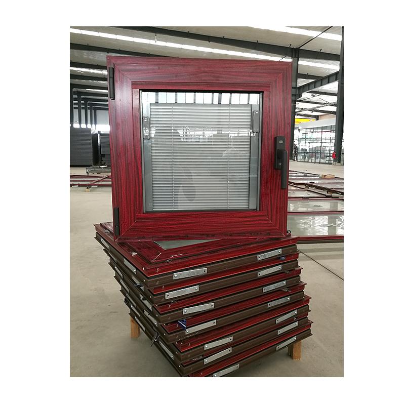DOORWIN 2021Wood grain tilt and turn window grill design for aluminum united states windows