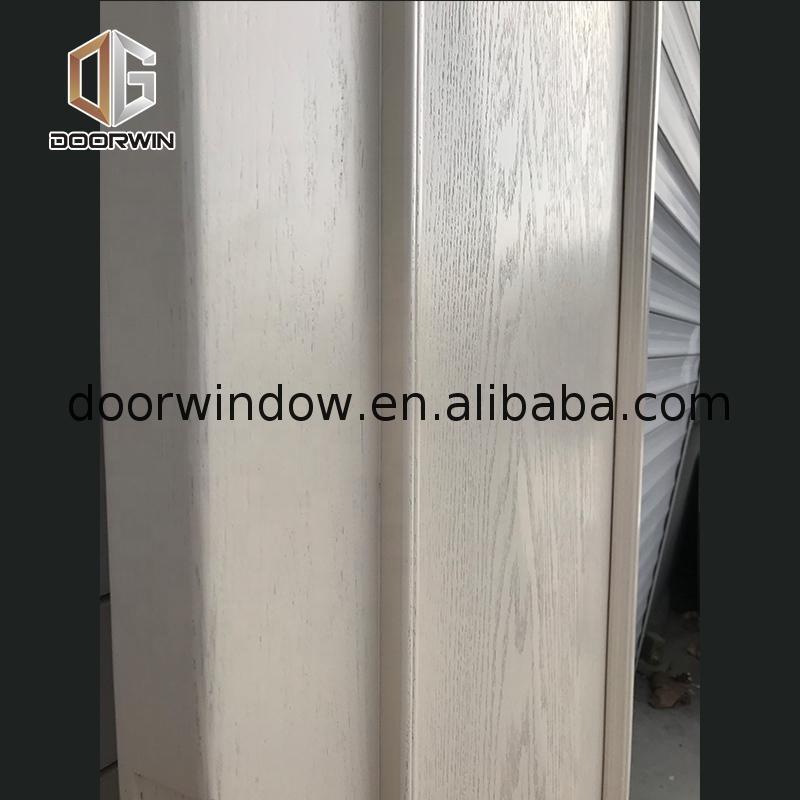 DOORWIN 2021Wooden doors for home design catalogue door slats by Doorwin on Alibaba
