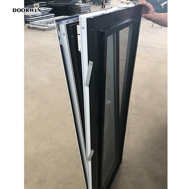 DOORWIN 2021Doorwin Latest Design  aluminium extrusion profile windows Two Way Open Aluminium Tilt And Turn Casement Glass Windows