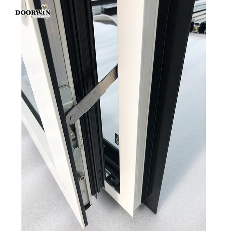 DOORWIN 2021Doorwin Latest Design  aluminium extrusion profile windows Two Way Open Aluminium Tilt And Turn Casement Glass Windows