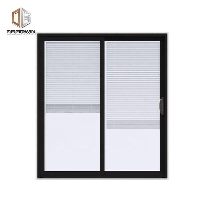 Doorwin 2021aluminum double open glass sliding door