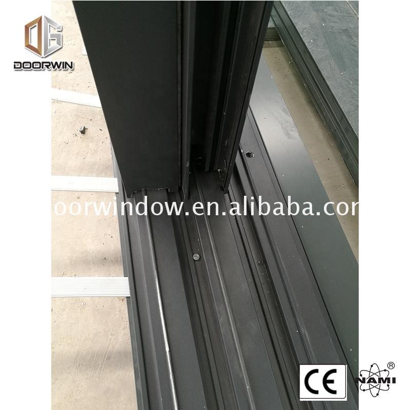Doorwin 2021aluminum double open glass sliding door