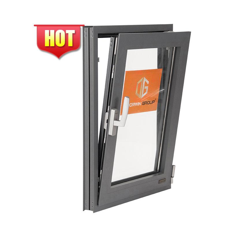 DOORWIN 2021Latest Design Two Way Open Aluminium Tilt And Turn Casement Glass Windows