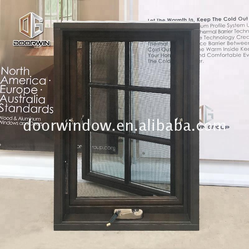 Doorwin 2021-aluminum wood crank open casement window
