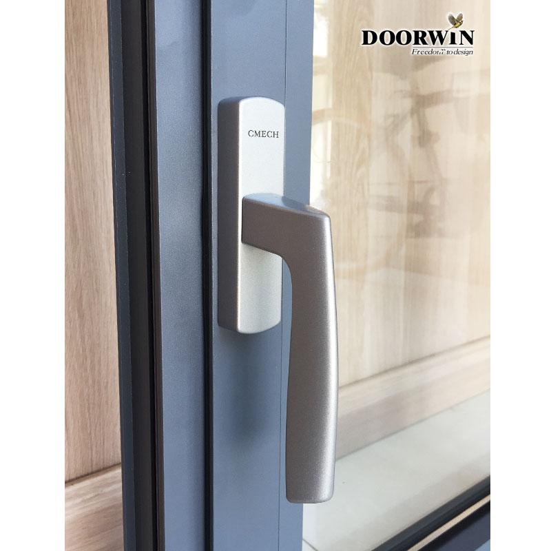 Doorwin 2021Cheap Replacement Latest Design Aluminum Frame Two Way Open Tilt-Turn Tilt And Turn aluminium Casement Window